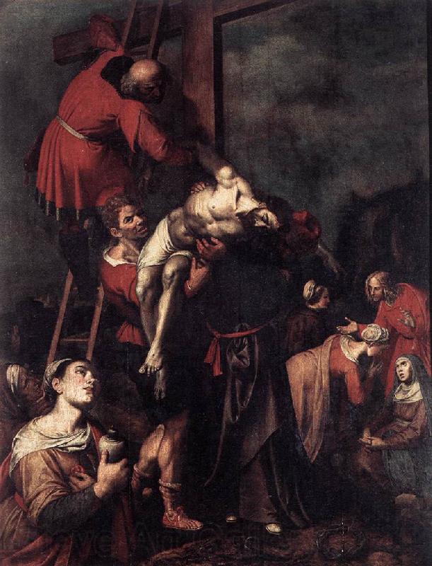 FRANCKEN, Ambrosius Descent from the Cross dfg Spain oil painting art
